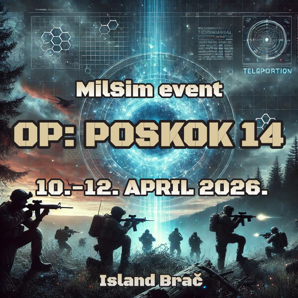 10.04.2026 – 12.04.2026 Airsoft Island BRAC: OP POSKOK 14 (CROATIA)