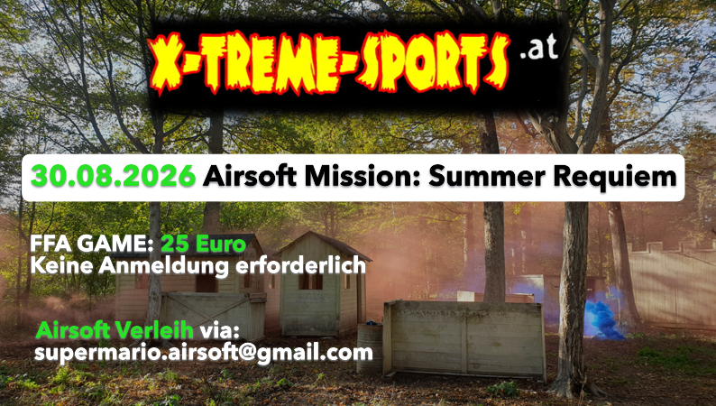 30.08.2026 X-TREME-SPORTS Airsoft-Gameday (Niederösterreich)